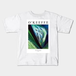 High Resolution Georgia O'Keeffe Painting Blue and Green Music 1921 Kids T-Shirt